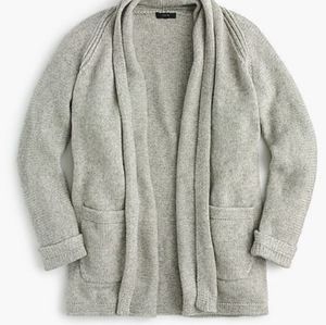 J Crew H3692 Open Front Knit Cardigan